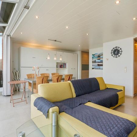 Penthouse App Met Imposant & Eindeloos Zeezicht Apartment Middelkerke Bagian luar foto