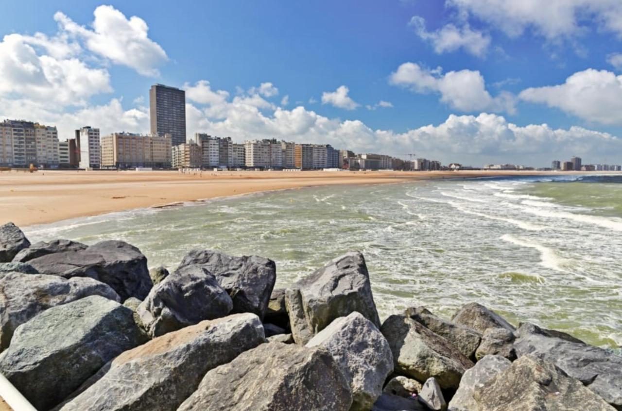 Penthouse App Met Imposant & Eindeloos Zeezicht Apartment Middelkerke Bagian luar foto